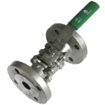 ALVA ARTEKH3F20 ALVA Edelstahlflanschkugelh. 3tl F1 DN20 PN40 voll.DG 1.4408 ISO-Top sperrb.Hebel  Verpackungseinheit:1ST