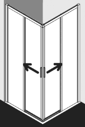 3f8e04ec-1f77-47dc-ab4a-b615c7a7785d ALVA AQDUJUEH80BR ALVA Juna Eckeinstiegshälfte re. bodenfrei, 78,5-81/200cm,Sil.HGL,ESG Cl Verpackungseinheit:1ST – Bild 1