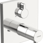 HANSA 4057 9073 HA Fertigmontageset für Brausebatterie HANSAVAROX PRO 4057 Rosette eckig Chrom  Verpackungseinheit:1ST