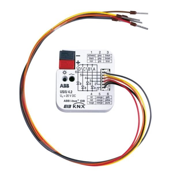 ABB GHQ6310070R0111 Binäreingang, Bussystem KNX, Unterputz, 4f
