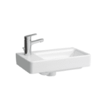 LAUFEN H8159550001041 Laufen PRO S 815955 Handwaschbecken unterbaufähig  Sanitärkeramik weiß 480x280x85 1 Hahnloch links mit Überlauf ,  asymmetrisch,  Becken rechts  Verpackungseinheit:1ST