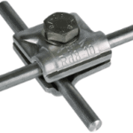 DEHN 390551 MV-Klemme Al f. Rd 8-10mm m. Sechskantschraube u. Federscheibe MVK 8.10 SKM10X30 FSC AL Verpackungseinheit:1ST