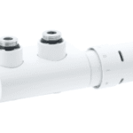 DANFOSS 013G4281 Danfoss Anschlussarmatur VHX Duo Set R 1/2, Eck, Verkehrsweiß, RAL 9016  Verpackungseinheit:1ST