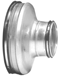 41b9f610-75ec-4433-b62d-575b9f87b980 ALVA ALRE250200LD ALVA Reduktion aus verz.Blech DN250/200 mit Lippendichtungen Verpackungseinheit:1ST – Bild 1