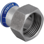 GEBERIT 35132 GE Mapress Edelstahl Uebergang aus Edelstahl d15mm x G3/4  Verpackungseinheit:1ST