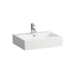 LAUFEN H8174330001041 Laufen LIVING CITY 817433 Waschtisch unterbaufähig  Sanitärkeramik weiß 600x460x140 1 Hahnloch mittig mit Überlauf ,  Verpackungseinheit:1ST