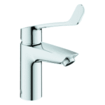 GROHE 23 984 003 GROHE Einhand-Waschtischbatterie Eurosmart 23984_3, S-Size, mit thermischem Verbrühschutz, thermische Desinfektion ohne erneute Temperatureinstellung, langer Metallhebel, Einlochmontage, glatter Körper, chrom 23984_3 Verpackungseinheit:1ST