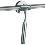 ALVA AQASPUGW ALVA Pura Glaswischer inkl. Wandhalterung, Chrom  Verpackungseinheit:1ST