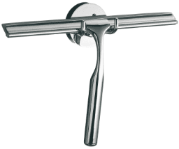 438024b0-598e-441e-8d1e-e57299a977e1 ALVA AQASPUGW ALVA Pura Glaswischer inkl. Wandhalterung, Chrom Verpackungseinheit:1ST – Bild 1