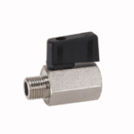 BEE G 0020041332006 Mini-Kugelhahn Messing 93501-1/4" IG/AG PN30  Verpackungseinheit:1ST