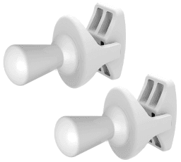 4462ee69-5164-4a49-baf4-5ffdf975ddd7 ALVA AQBHERHTHW ALVA Era Handtuchhaken Weiß f. Rohr-Ø 15-28/Rohrabst. 11-22mm,2 Stk. Verpackungseinheit:1ST – Bild 1