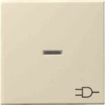 GIRA 020901 Wippe Kontroll Symbol Steckdose, System 55 cremeweiß