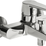 HANSA 5144 2193 HA Einhebelmischer Wafü und Brausebatterie HANSAPOLO 5144 Ausladung 157 mm DN15 Chrom  Verpackungseinheit:1ST