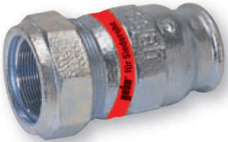 4626b5f5-4a70-48d4-9f46-dc2316586e2a GEBO ARMATUREN 02.150.01.0657 Gebo Temperguss-Klemmverb. für Siederohr Typ I mit IG, 2"x57mm, verzinkt Verpackungseinheit:1ST – Bild 1