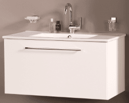 463b1707-7405-4482-a994-d5f90a4c5c35 ALVA AQUS2W ALVA Una Unterschrank für WT1 1 Auszug, 59x46x45,2cm, Weiß Verpackungseinheit:1ST – Bild 1