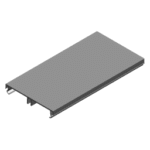 GGK 11738 BRA3 Alu Brüstungskanal Oberteil B=80mm, reinweiß RAL 9010 BRA3 OT/80/RW Verpackungseinheit:2M