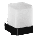 ALVA AQASAUSPHBM ALVA Aura Seifenspender mit Hebel kompl. Kristallglasb.Satiniert, Black Line Matt  Verpackungseinheit:1ST