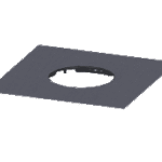 KESSEL 44703 KESSEL-Klipsflansch Der Ultraflache 79, Ecoguss, Practicus  Verpackungseinheit:1ST