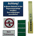 ALVA ACKS ALVA Kennzeichnungsset für, Regenwassertanks  Verpackungseinheit:1ST