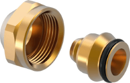 478ccbce-c4e0-427e-8617-b19501b9acac UPONOR 1065284 Uponor Vario Klemmringverschraubung PEX 16x1,8/2,0-G3/4"FT Euro Verpackungseinheit:1ST – Bild 1