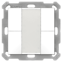 48073b79-4cac-4d4e-a3eb-0f0969f4734a MDT BE-TA5504.G2 Taster 55 4-fach, Reinweiß glänzend Verpackungseinheit:1ST – Bild 1