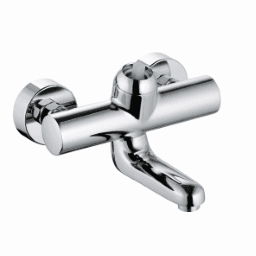 4812a505-f27e-4803-b86a-721d652c9c38 KLUDI 335300500 KLUDI PROVITA Wandarmatur-EHM DN 15 ohne Hebel, Ausladung 183 mm chrom 33530__00 Verpackungseinheit:1ST – Bild 1