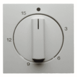 BERKER 16328989 Z.-Stk. mit Regulierknopf für mech. Zeit schaltuhr S.1 polarweiß, glänzend  Verpackungseinheit:1ST