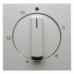 484bc04b-1739-47c1-9a6f-f288031876ef BERKER 16328989 Z.-Stk. mit Regulierknopf für mech. Zeit schaltuhr S.1 polarweiß, glänzend Verpackungseinheit:1ST – Bild 1