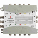TRIAX 318185 4 x SCR/dSCR/Legacy-Ausgänge mit bis zu 16 Userbändern pro Ausgang, 1 terrestris TDSCR 504 Verpackungseinheit:1ST