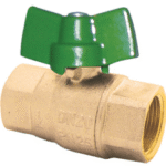 HERZ 2210011 Herz Kugelhahn gruener Knebelgriff PN25 DN15 Ms 1/2"IG Trinkwasser Fig.2100(11)  Verpackungseinheit:1ST