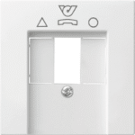 GIRA 026003 Abdeckung für TDO-Anschlussdose 3x10 System 55 reinweiß glänzend  Verpackungseinheit:1ST