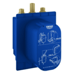 GROHE 36 322 001 GROHE Unterputz-Einbaukasten Eurosmart CT 36322_1, mit Mischung, passend zu Selbstschluss-Fertigmontagesets, mit Dichtmanschette, für normgerechte Wanddurchführung bei Wassereinwirkung nach DIN 18534:2017 36322_1 Verpackungseinheit:1ST