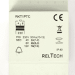 RELTECH 051564847813 Klingel-Transformator 230V / 4-8-12V / 2-2-1A RKT1PTC Verpackungseinheit:1ST