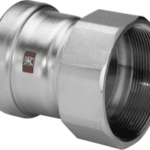 VIEGA 811 938 Viega Temponox XL-Übergangsstück  Stahl nichtrostend, Modell 1712XL  d: 108,0   Rp: 4 1712XL Verpackungseinheit:1ST