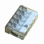 ALVA DOK 5 MINI HE Mini Verbindungsdosenklemme 5-polig mit Hebeln 0,2... 2,5 mm², transparent  Verpackungseinheit:50ST