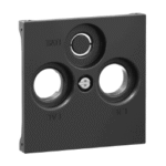 LEGRAND 765456 SEANO Abdeckung TV-R-SAT für Fremdfabrik ate, Farbausführung: Anthrazit lackiert  Verpackungseinheit:1ST