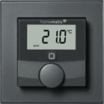 HOMEMATIC 159820A0 Wandthermostat mit Luftfeuchtigkeitssens or anthrazit  Verpackungseinheit:1ST