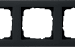 GIRA 021309 Rahmen 3fach E2 schwarz matt  Verpackungseinheit:1ST