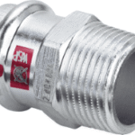 VIEGA 559 052 Viega Prestabo-Übergangsstück mit SC-Contur Stahl unlegiert, verzinkt, Modell 1111 VdS-Zulassung d: 35 R: 1¼ 1111 Verpackungseinheit:1ST