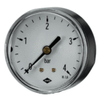 JAKO 1161118000 Klein-Manometer Fig.2601(1) 1/4" 50mm Dm 0-16 bar Anschl.hinten  Verpackungseinheit:1ST