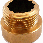 ALVA ACMS263.3/4.50C ALVA Verlaengerung Fig.263  3/4"X 50 mm, Messing verchromt  Verpackungseinheit:1ST