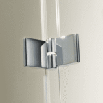 PALME TOEF290A/H1/20 TOP DRIVE R Falt-Eckhälfte 2-teilig 885x2000 ESG transparent Alusilber links  Verpackungseinheit:1ST