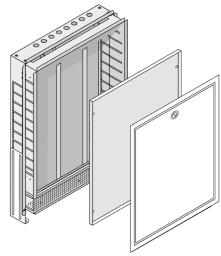 4bd15eaf-ce56-4d5c-b938-06f1df130860 KE KELIT 9001730 KM577 KELOX FB UP-Verteilerschrank mit Metalldeckel 7-9 L: 800mm SET KM577 Verpackungseinheit:1ST – Bild 1