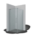 PALME V6VS90/K1/29R PA APREJO PLUS 6 mm VARIO classic Seitenteil zu Pendel- und Falttür 885x2000 ESG mit PALM.nano Cenit-Chrom rechts  Verpackungseinheit:1ST