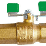 HERZ 2211002 Herz Kugelhahn m. Knebelgriff u. RV PN16 DN20 Ms 3/4"IG Trinkwasser Fig.22110(02)  Verpackungseinheit:1ST