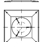 SCHIEDEL 103687 Schiedel Prima Plus Schachtabdeckung FU- Mündungslösung, Durchmesser 130-160mm  Verpackungseinheit:1ST