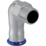 GEBERIT 33838 GE Mapress Edelstahl Uebergangswinkel 90 Gr. d42mm x R 6/4  Verpackungseinheit:1ST