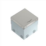 OBO 7368326 Bodensteckdose mit 2-fach VDE-Steckdose 140x140x110 Edelstahl, rostfrei UDHOME2 GVV Verpackungseinheit:1ST