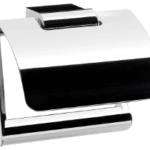 ALVA AQASPURH ALVA Pura Toilettenpapierhalter mit Bügel und Deckel, Chrom  Verpackungseinheit:1ST