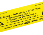 NVENT 148648-000 Warnschild Deutsch, Französisch, Italienisch LAB-ETL-DE/FR/IT Verpackungseinheit:1ST